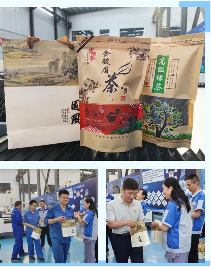 隨著炎炎夏日的來臨，近期氣溫逐步攀升，為切實做好夏季防暑降溫工作，保障員工的身體健康，7月17日下午，山東金格瑞開展“您戰(zhàn)高溫助振興 我送清涼鼓干勁”--夏送清涼主題活動，給所有的員工送上了防暑降溫茶，用愛心給這個炎夏降溫。.jpg